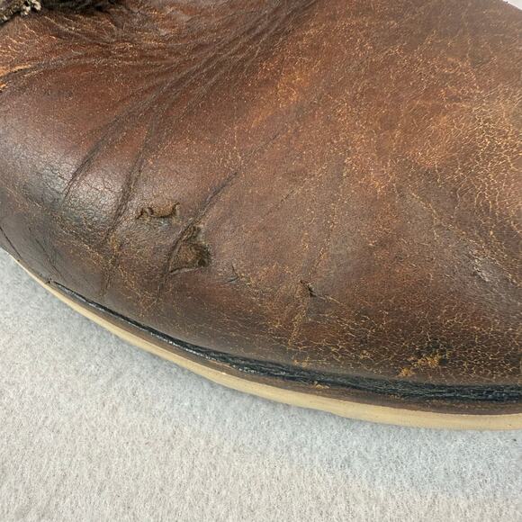 J Shoes Brown Leather Rider Boots Mens Size 10.5 30101-0806 - Picture 12 of 12